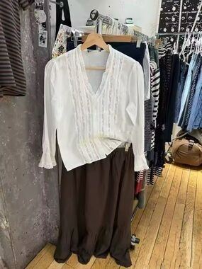 Brandy Melville Blouse White XS/S